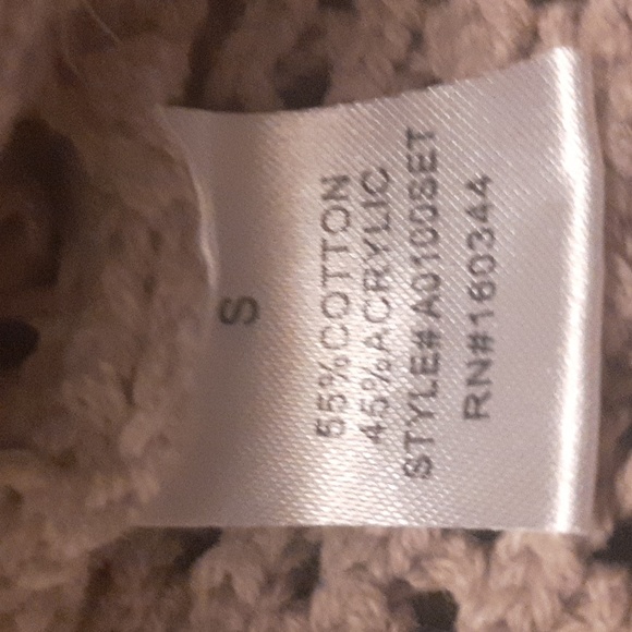 Coterie by ash Crochet Crop Top & Matching Skirt Sand Tan Size Small NWOT - Picture 15 of 15